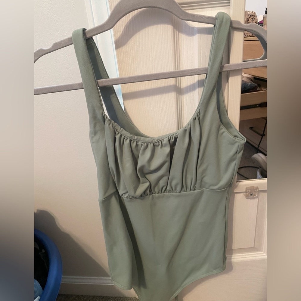 Abercrombie Green tank top Bodysuit